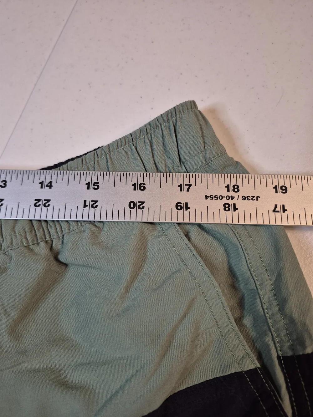 L.L. Bean Men's Colorblock Swim Trunks - Sage Green/Blue/Slate 4834